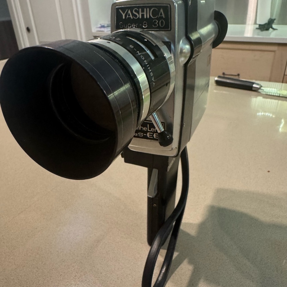Yashica Super-8 30 Black and Silver Video Camera